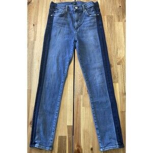 Citizens of Humanity Two Tone Rocket Crop High Rise Skinny Jeans Sz 27